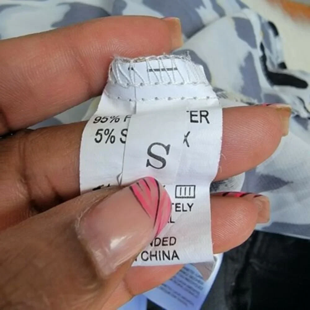 womens leopard print sheer open front cardigan/swim coverup size small - Picture 4 of 4